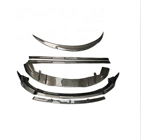 Carbon Fiber Front Lip Side Skirts Rear Diffuser Spoiler for Model Y