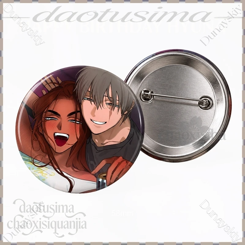 HAPPY BIRTHDAY HYUNA Badges Tinplate Soft Button Pin Brooch Metal Badge Birthday Gifts Cosplay Anime Zombie Stage ALIEN STAGE