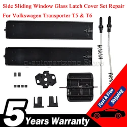 Car Siding Window Repair Kit For Volkswagen Transporter T5 & T6 Right Or Left Side Sliding Window Glass Latch Cover Repair Set
