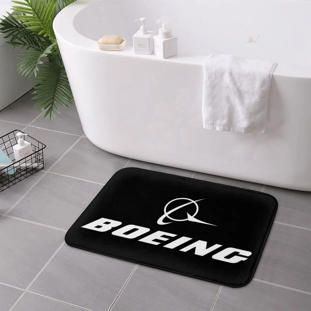 

Boeing Non-slip Doormat Floor Mat Absorbent Mat Carpet Rug for Kitchen Entrance Home Bedroom Footpad Mats
