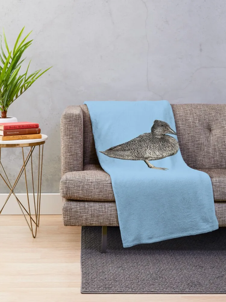 Freckled Duck Color Design  Throw Blanket Decorative Sofas Warm Blankets