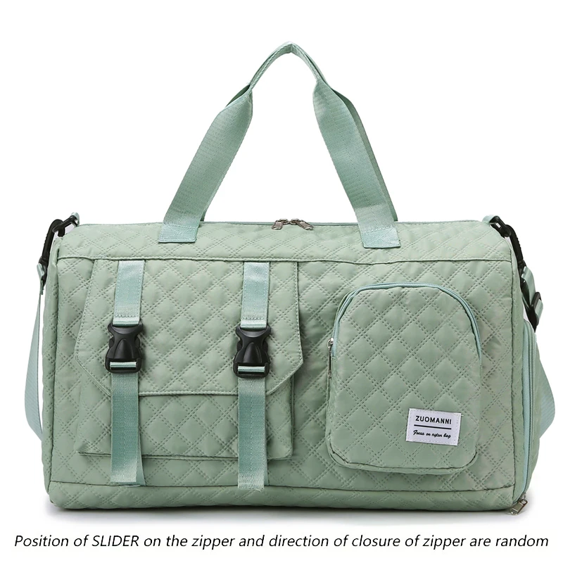 Duurzame nylon reistas, draagbare sporttas voor overnachtingstapjes Schoudertas voor trainingstas, ruime argyle