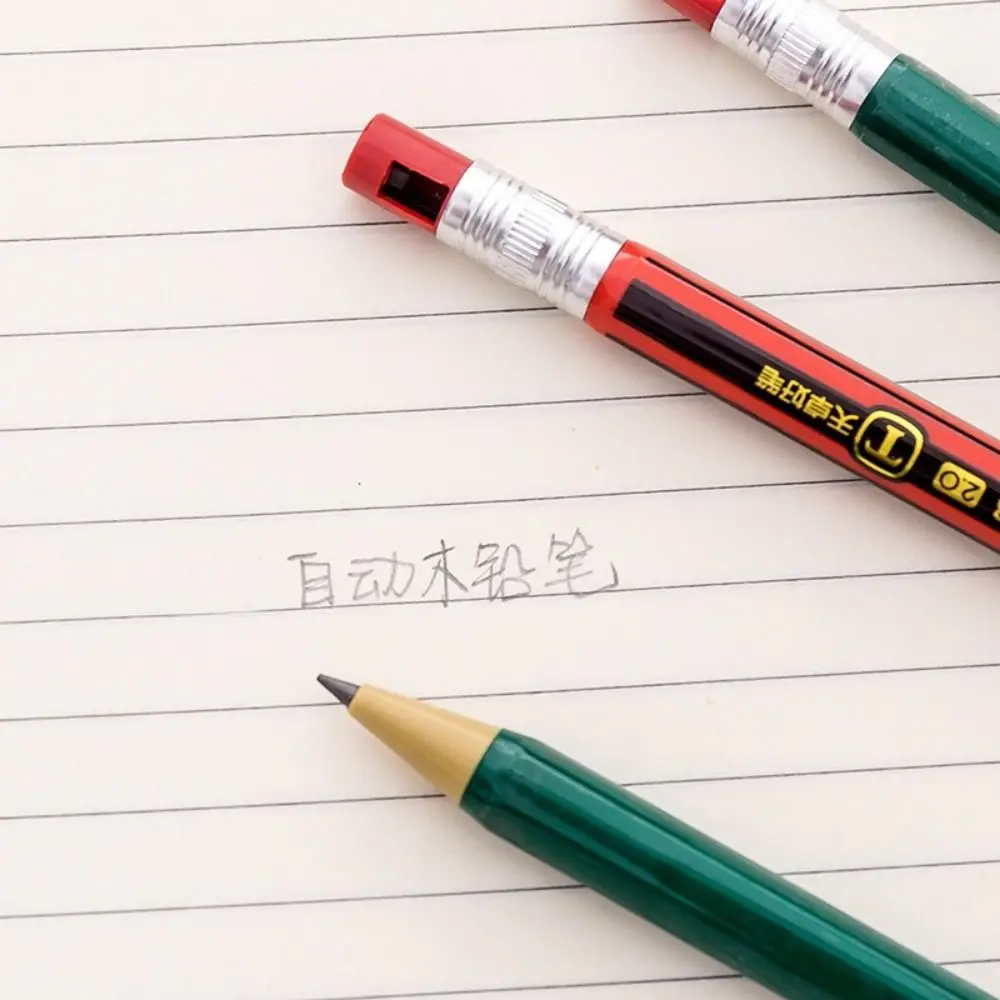 Creative Mechanical Pencil 2.0MM 2B Automatic Pencil Comes With Sharpener Press Type Movable Pencil Sketch Drawing Writing Tool