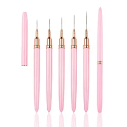 Nail Art Brushes Painting Manicure Brushes For Long Lines Fine Drawing Nail Brush Supplies For Professionals Nail Brushes