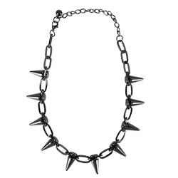 Metal Spikes Studs Rivets Punk Goth Necklace Choker