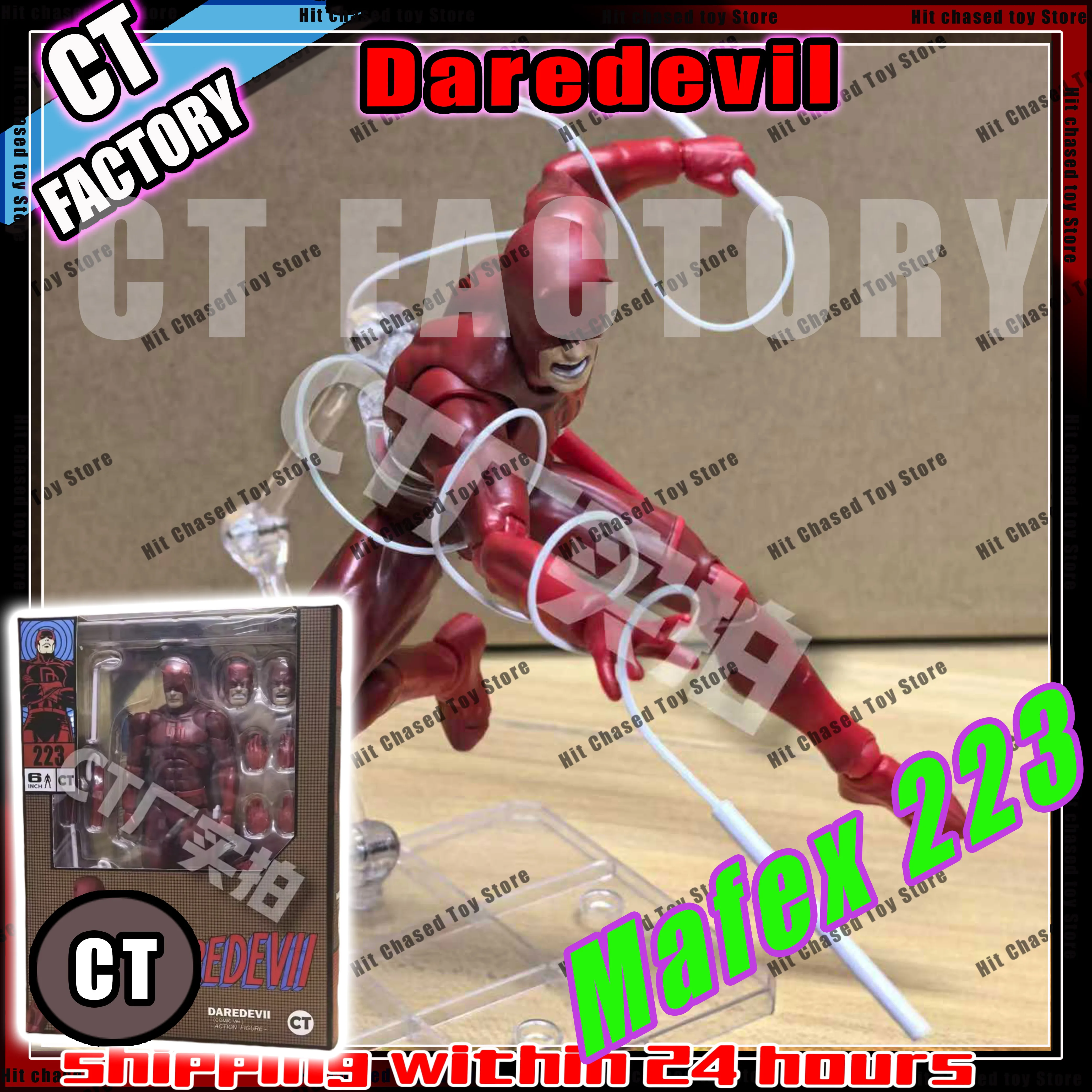 

Новая фигурка Ct Toys Daredevil Mafex 223, версия комиксов SHF, аниме, фигурка, подвижная модель, подарки, детские игрушки