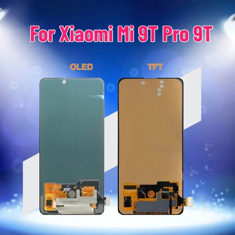 639インチ液晶画面-xiaomi-mi-9t-pro-9t-m1903f10g-m1903f11g用-lcdディスプレイ-タッチスクリーンデジタイザーアセンブリ