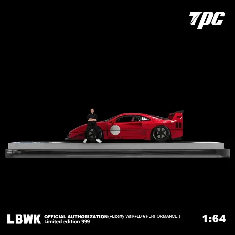 

TPC 1:64 LBWK F40 красная модель автомобиля