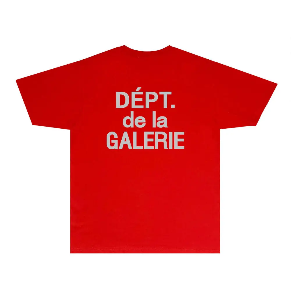 Men's Gallery printing Dept Short Sve High Street Women's red T-shirt