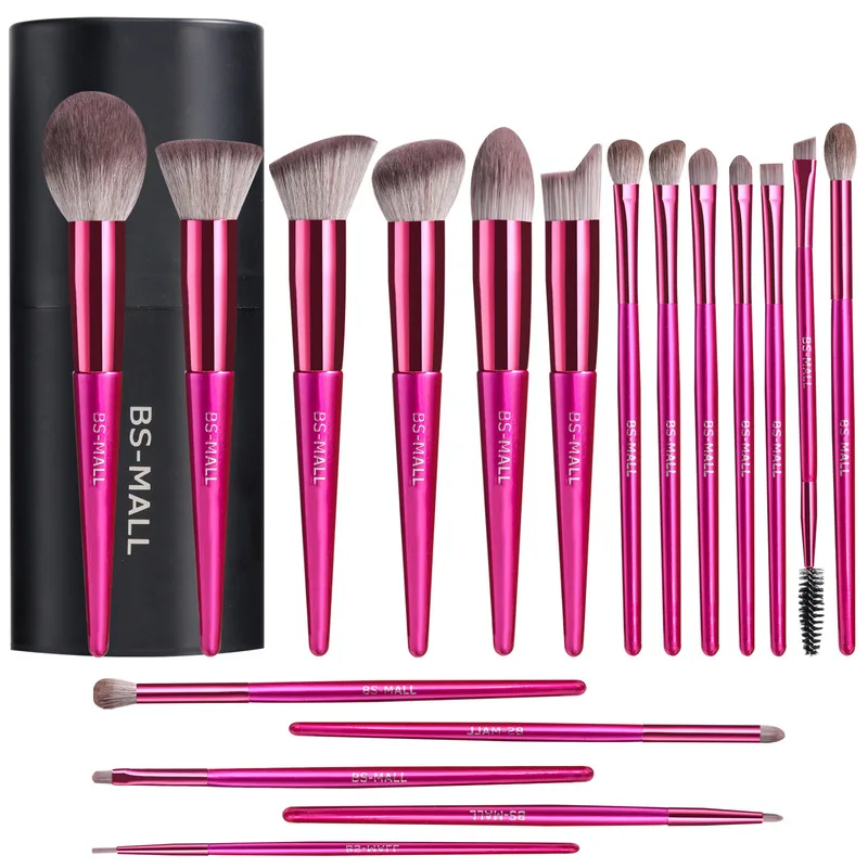 

High-quality 18-tube Champagne Gold Makeup Brush Set, Beauty Tools, Makeup Brush Set