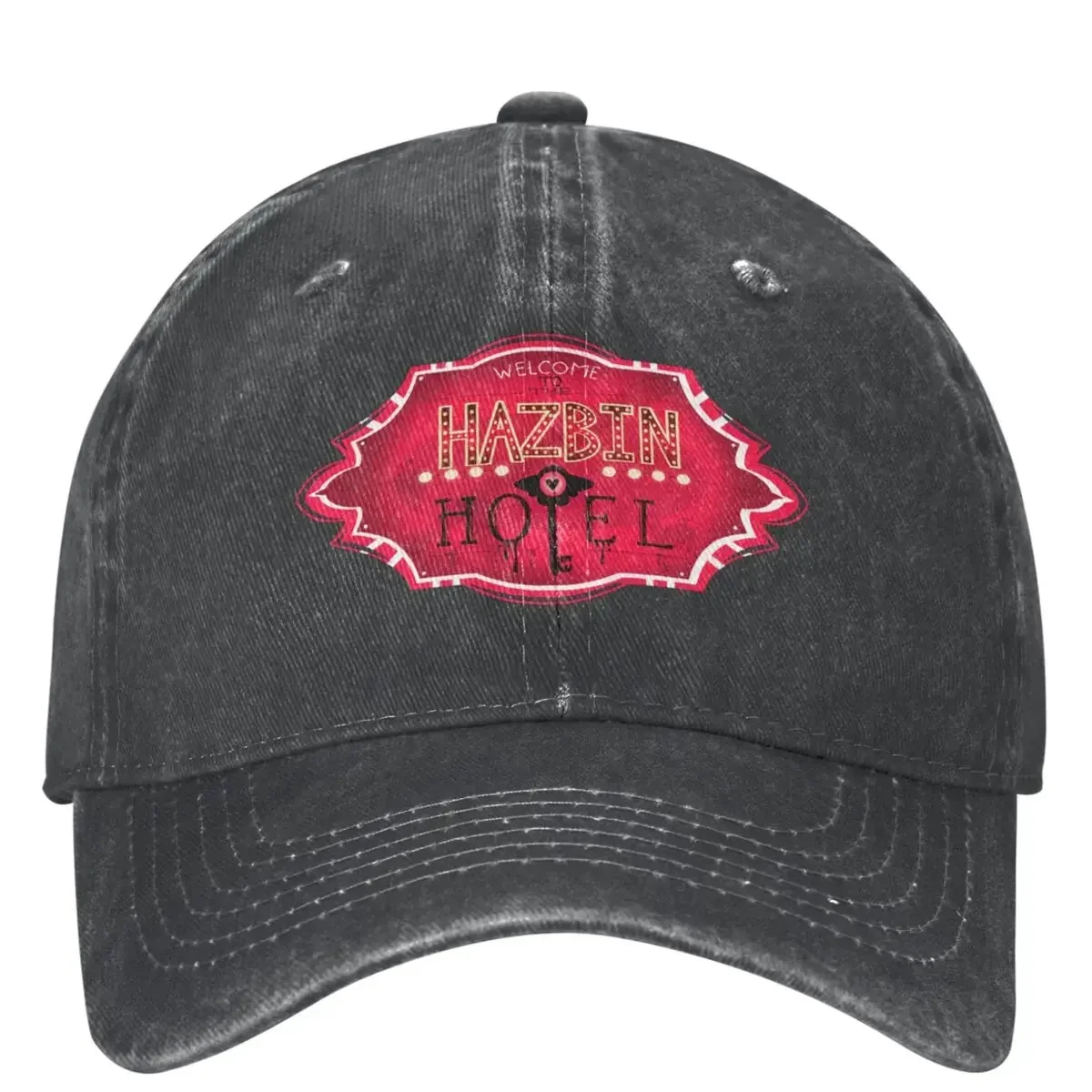 Hazbin Hotels Baseball Caps Merch For Unisex Vintage Distressed Washed Hats Casquette Dad Hat Adjustable