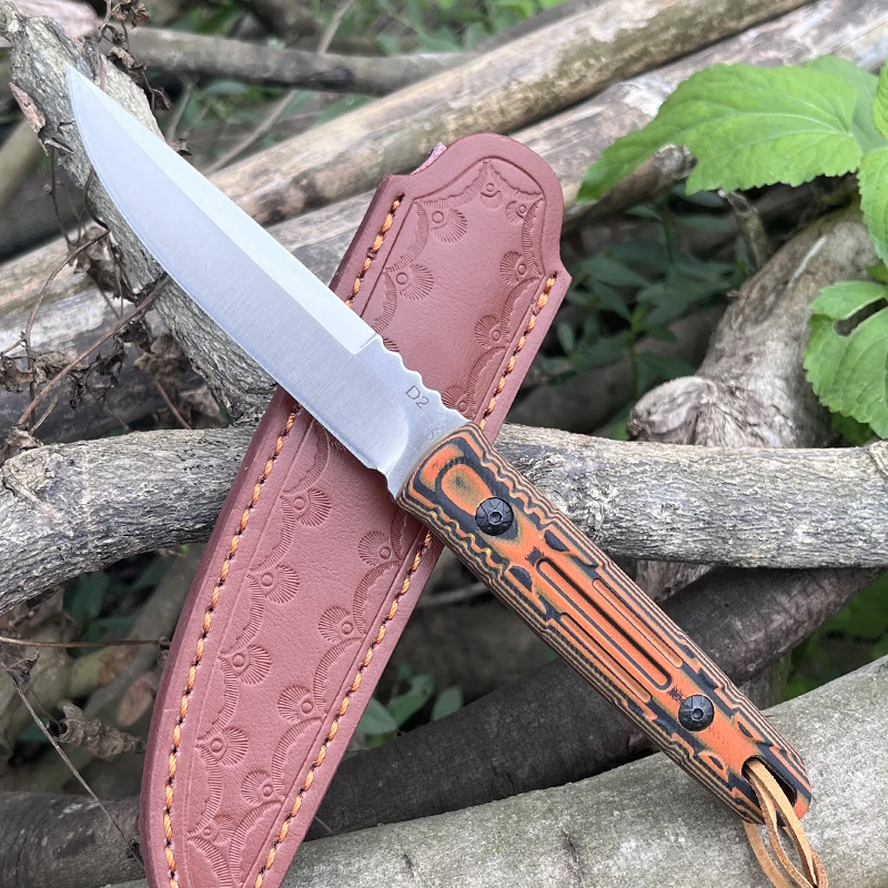 Watchman WF214 survival Fixed Blade Straight knife  camping, fishing, barbecue knife, outdoor survival with Sheath Knife