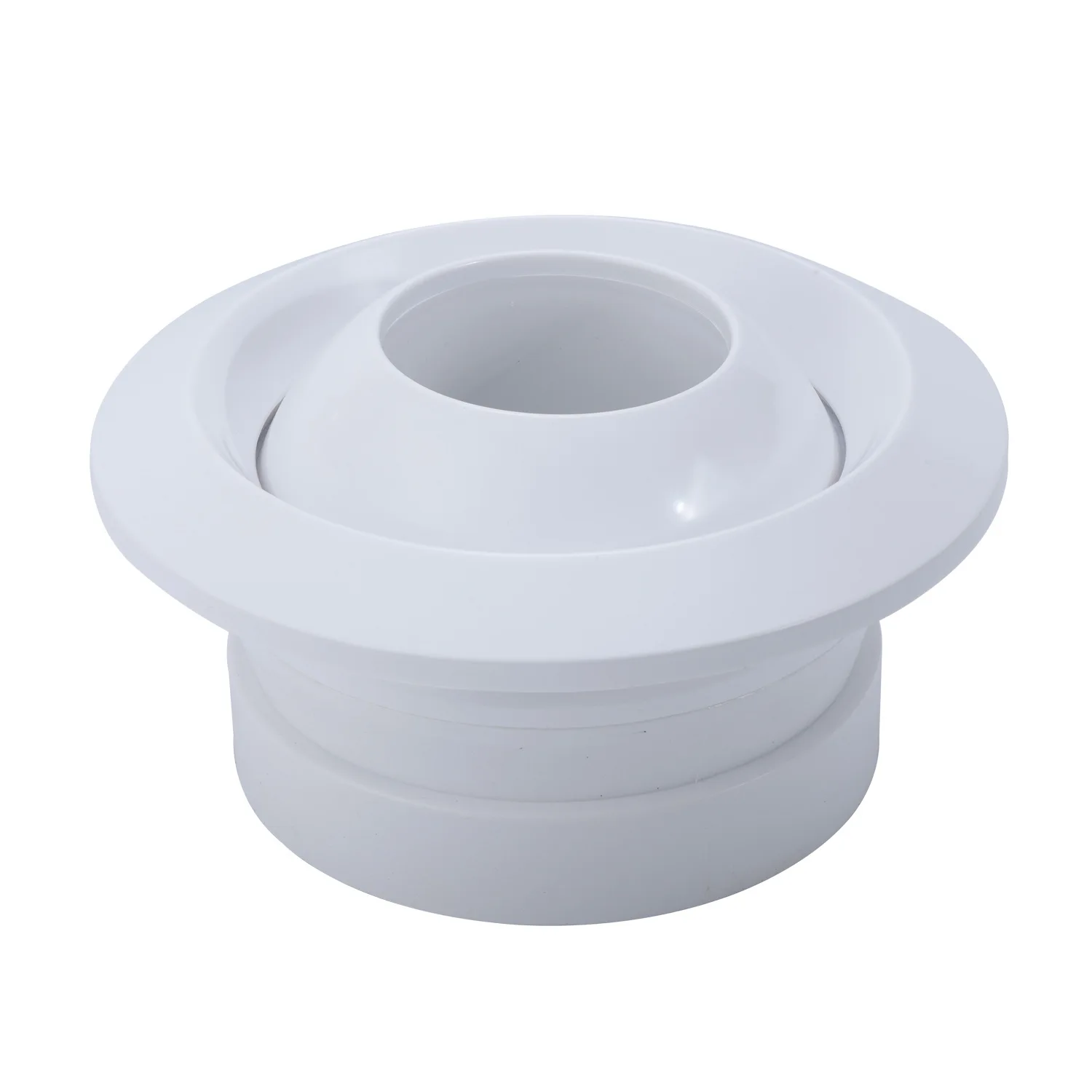 ABS Circular Jet Spherical Nozzle Air Vent for Airport Station Central Ventilation Adjustable Remote Jet Air System Outlet Valve