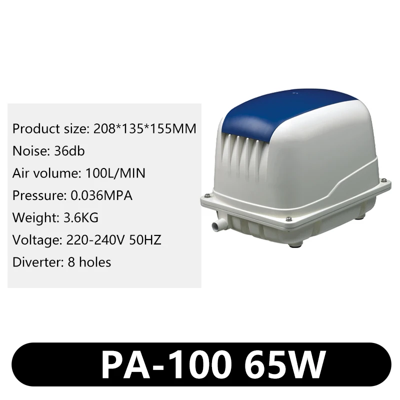 Jebao Jecod Luchtcompressor Luchtpomp PA-35 PA-45 PA-60 PA-80 PA-100 PA-150 PA-200 PA-250 Aquarium Zuurstof Machine Vis Aquarium