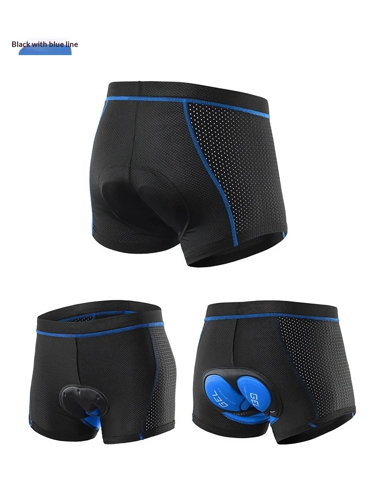 OFFBONDAGE Radhose für Herren, atmungsaktive Radunterwäsche aus Mesh, 5D-Gel-Polster, stoßdämpfende MTB-Radhose, Radbekleidung – Detail 13