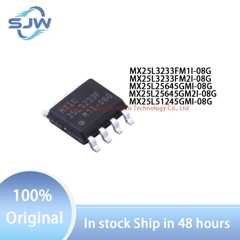 

MX25L3233FM1I/MX25L3233FM2I/MX25L25645GMI/MX25L25645GM2I/MX25L51245GMI-08G encapsulation SOIC8 SOIC16 NOR FLASH CHIP