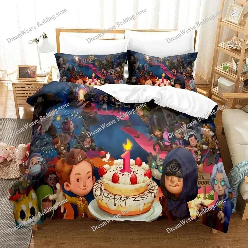 Anime Game Identity V Bedding Set Duvet Cover Bed Set Quilt Cover Pillowcase Comforter King Queen Size Boys Adult Bedding Set592