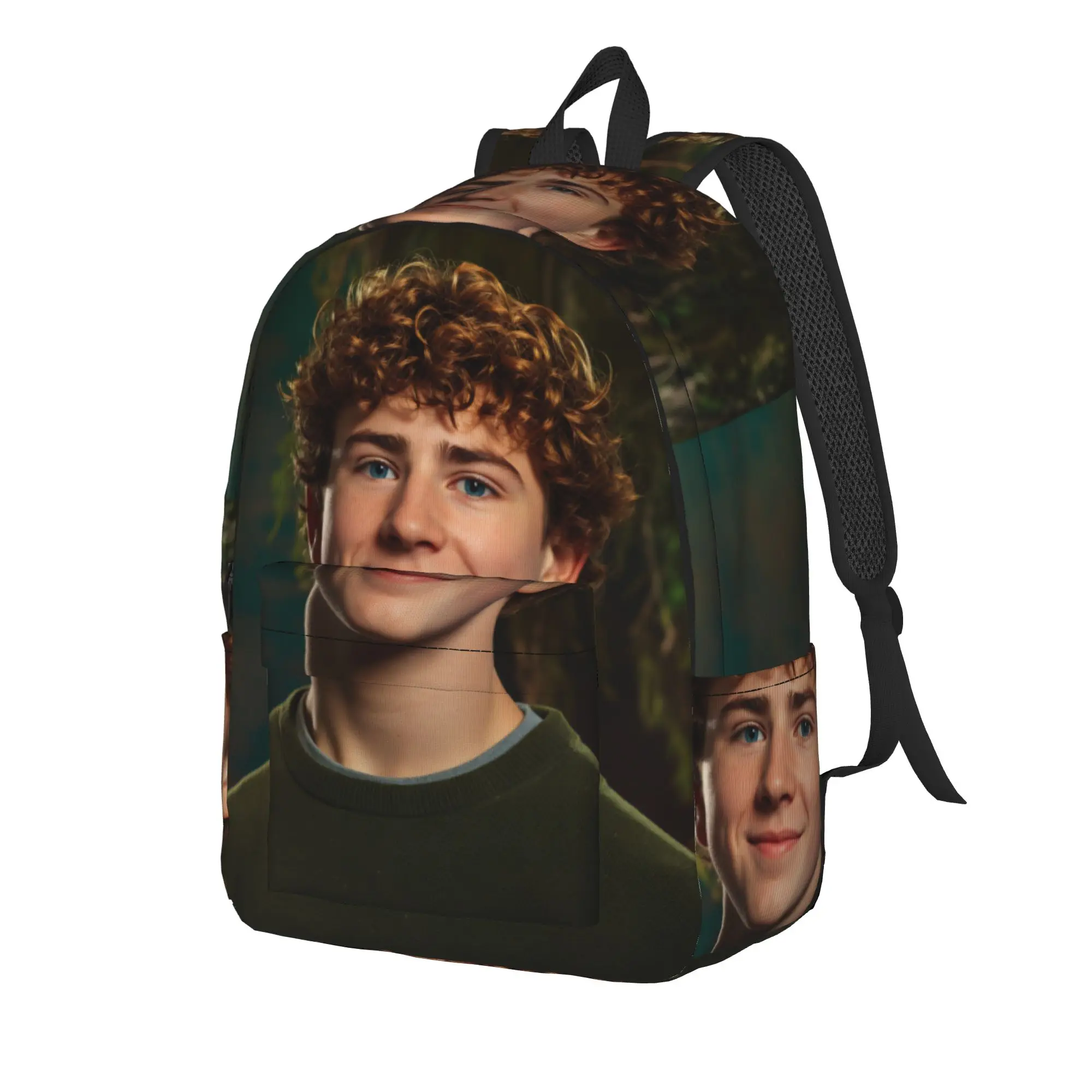 Walker Scobell Smile Mask USA Actor (9) Backpack  University Backpacks Student Designer Big School Bags Streetwear Rucksack