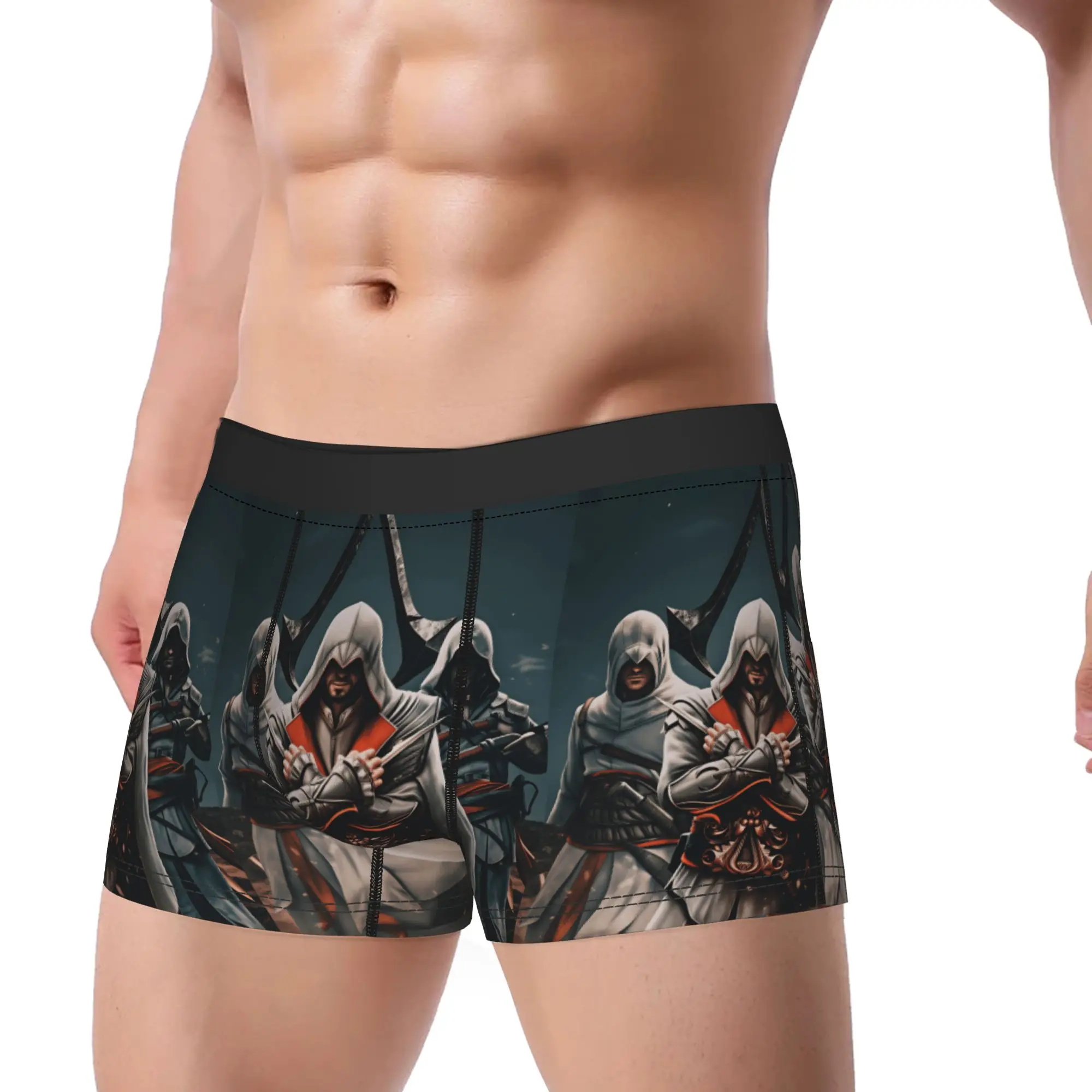 Game A-Assassins Creed Shadows Underwear  Men Shorts Briefs Breathable Trunk Hot Sale Custom DIY Large Size Underpants