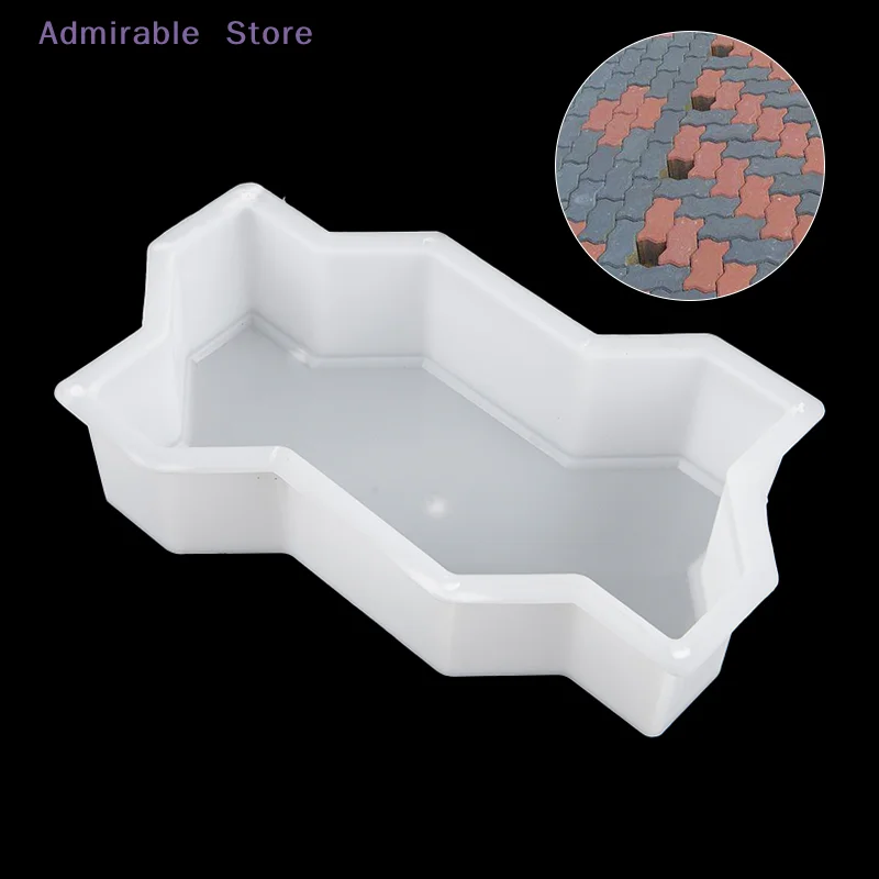 wDIY Path Maker Concrete Molds Garden Pavement Mold Road Path Paving Brick Mould