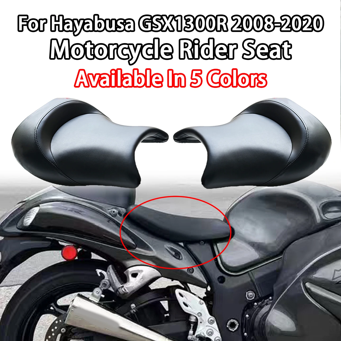 Motorcycle Front Rider Seat Motorcycle Parts Rider Seat For Suzuki Hayabusa Gen2 GSX1300R GSX-1300R 2008-2020 GSXR1300 Gen2 GSXR