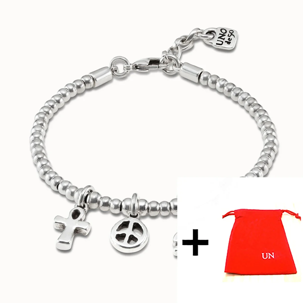 VALOR 2024Originele Hot selling Spanje UNOde50 Sieraden Fashion Charm Geometrie Bal Armband Romantische Valentijnsdag Cadeau voor Meisje