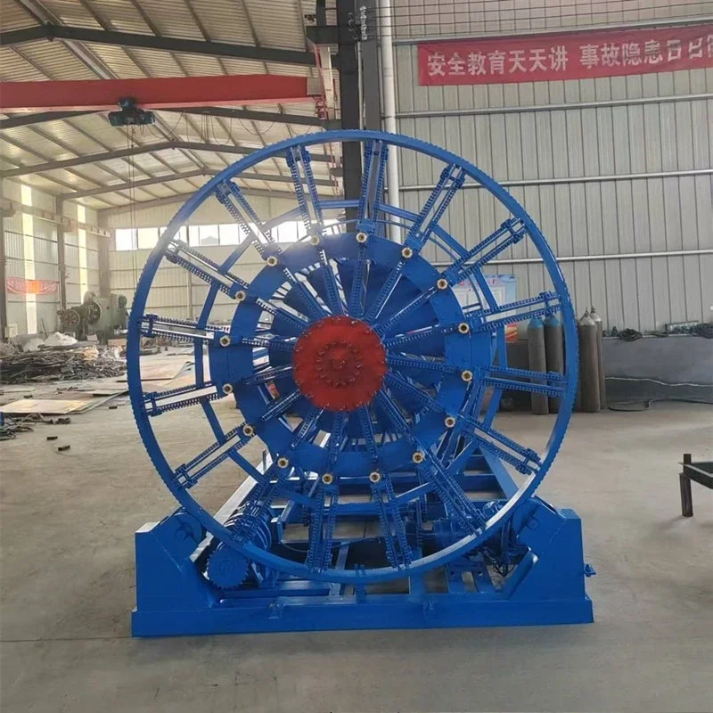 Cement pipe rebar cage roller welding machine cement pipe rebar cage forming machine automatic cement pipe rebar rolling cage