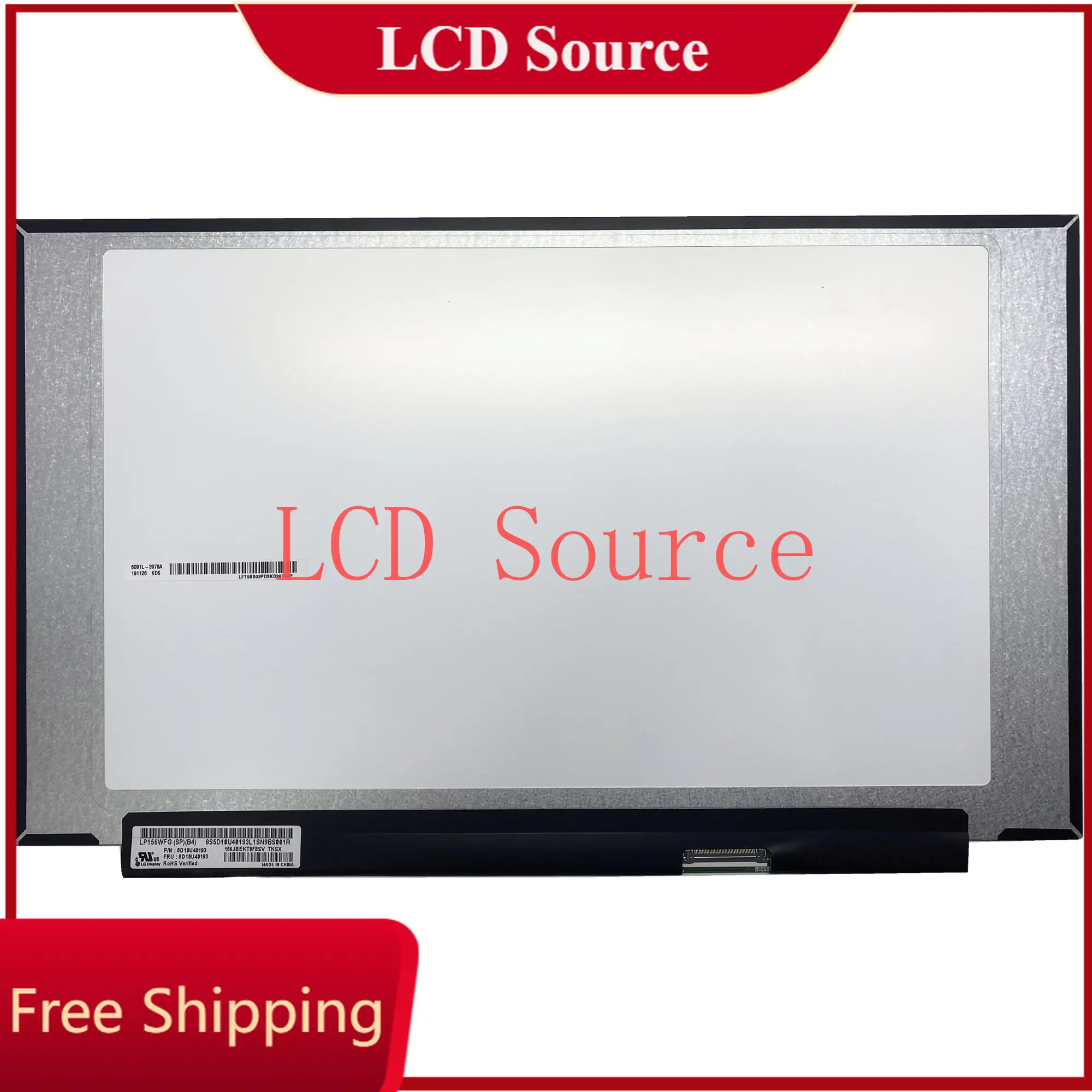 LP156WFG SPB4 LP156WFG SPK1 fit LP156WFG SPB3 LP156WFG SPF3 LP156WFG-SPF2 72% NTSC 144Hz FHD IPS LCD Display