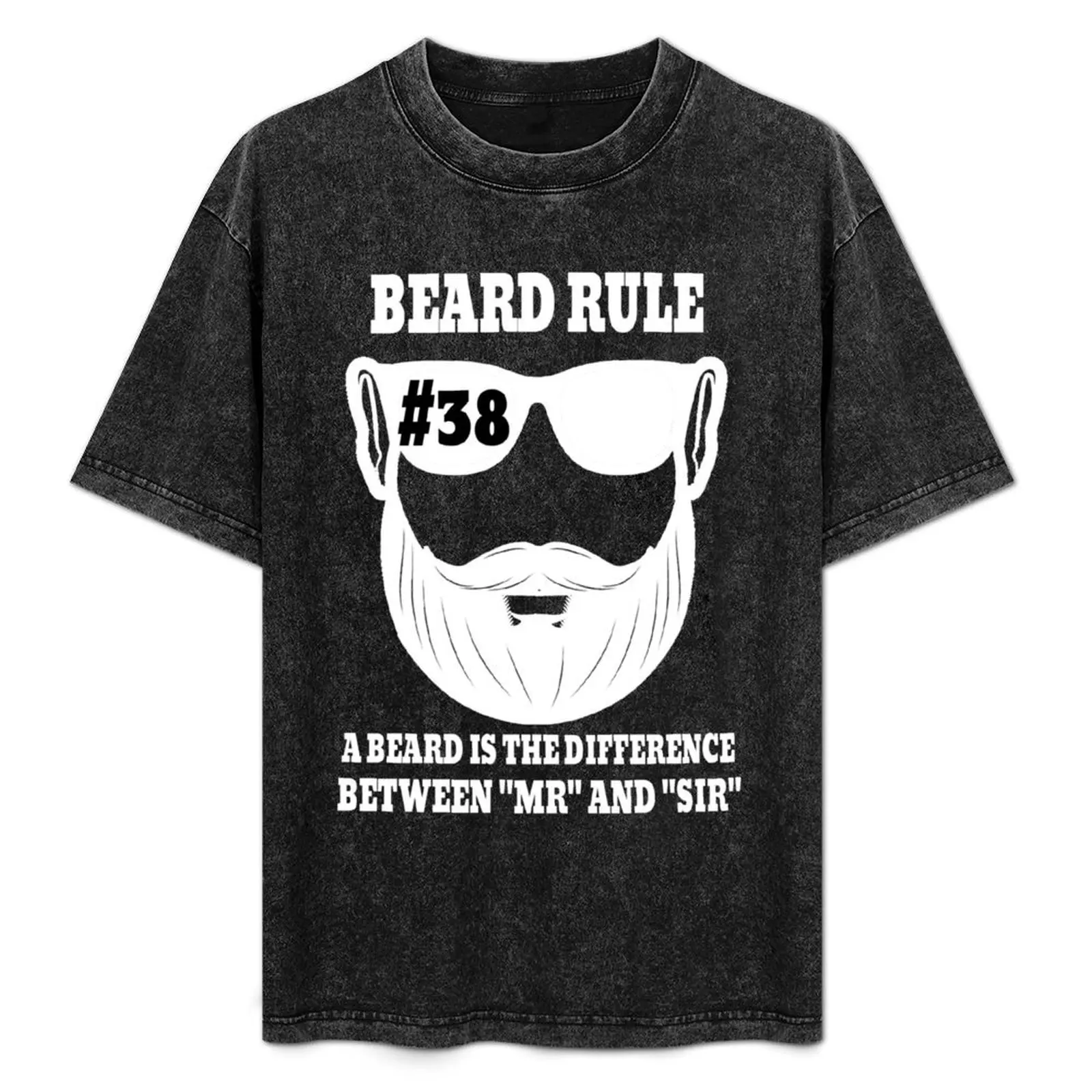 

Beard Rule #38 A Beard Is The Diffrence T-Shirt Performance Workout Short Sleeve Tee
