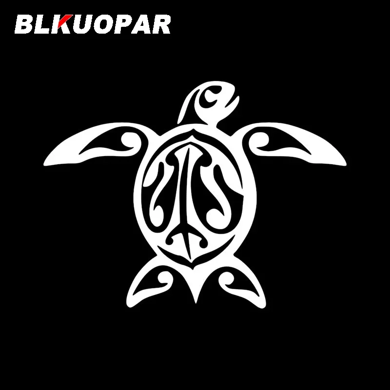 BLKUOPAR For Sea Turtle Car Stickers Occlusion Scratch Vinyl Die-cut Decal Car Door Protector Personality Graphics Decoration