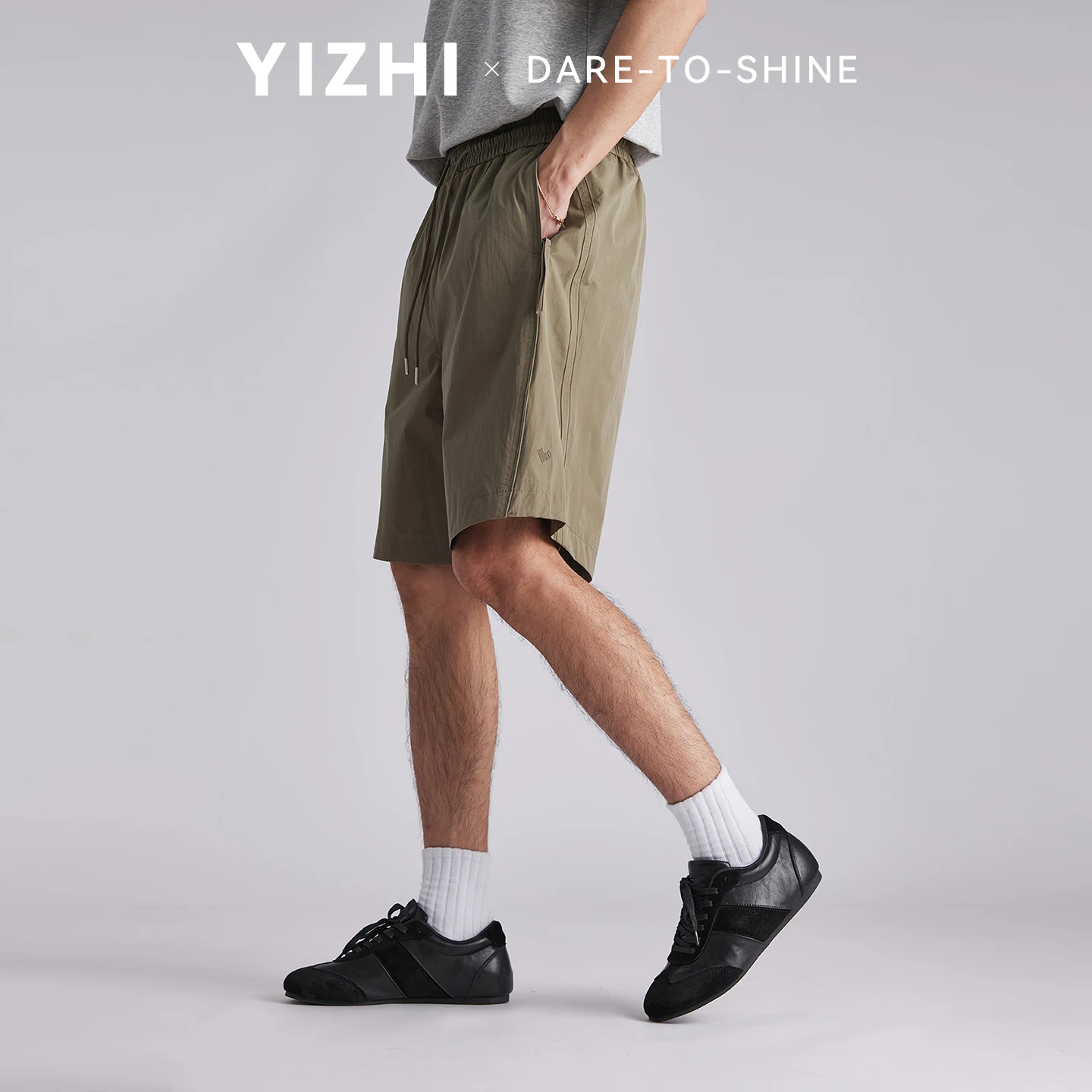 Fashion Men Quick Dry Breathable Side Zip Cargo Shorts 2026 Summer Thin Loose Fit Casual 5 Inch Bermuda Shorts