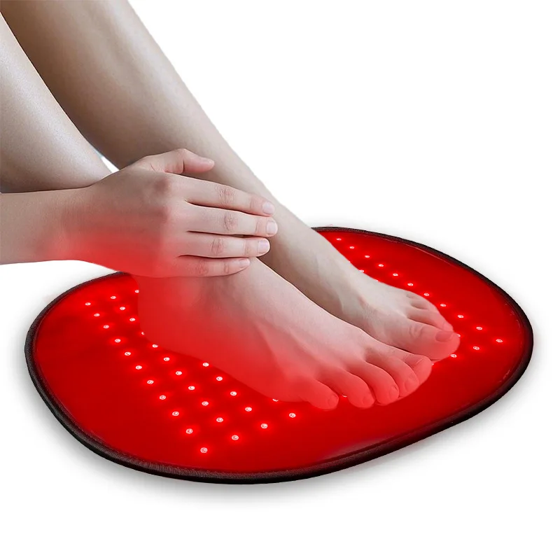 

128 LED 3-in-1 Red Light Therapy Pad Waist Protector Foot And Hip Care Foot Pad Heating Cushion with Red Light Therapy Pad