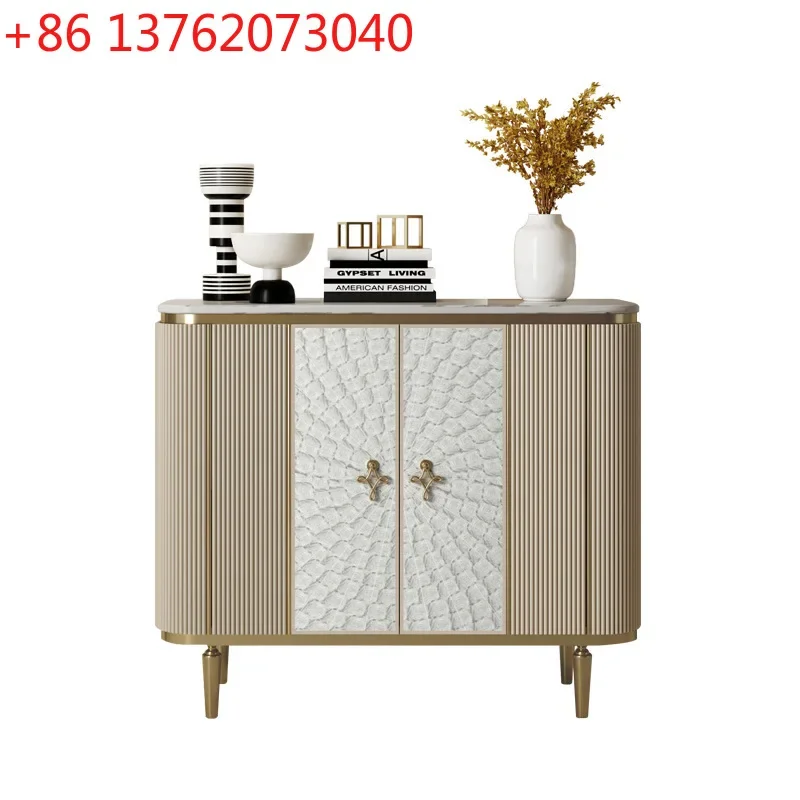 

American light luxury entrance cabinet modern simple corridor hall shell decorative cabinet