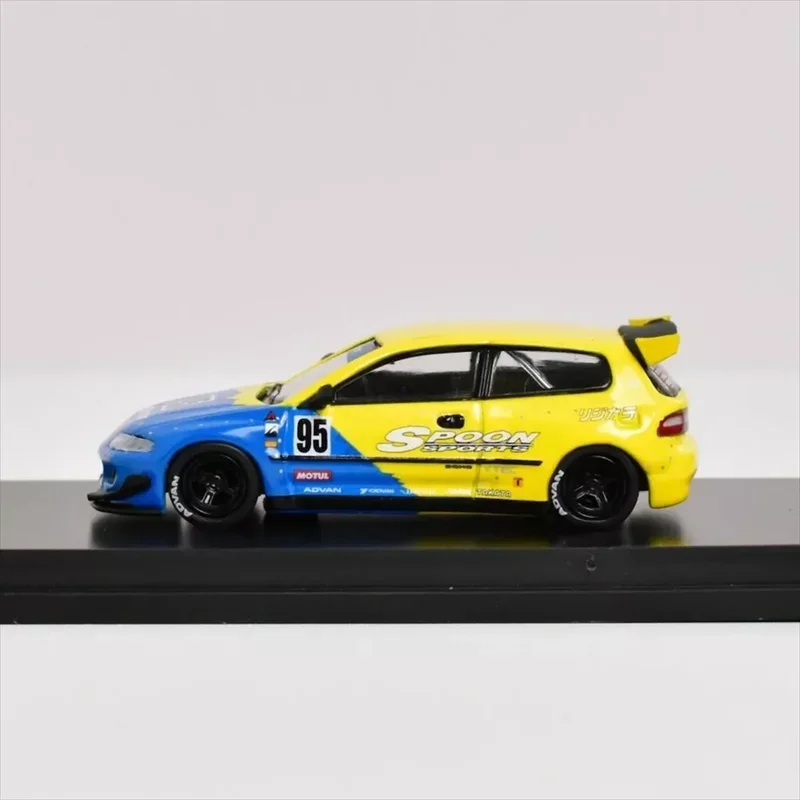 

Model Onemodel 1/64 Honda Civic EG6 Pandem Rocket Bunny Type R “SPOON” Model Car For Collection