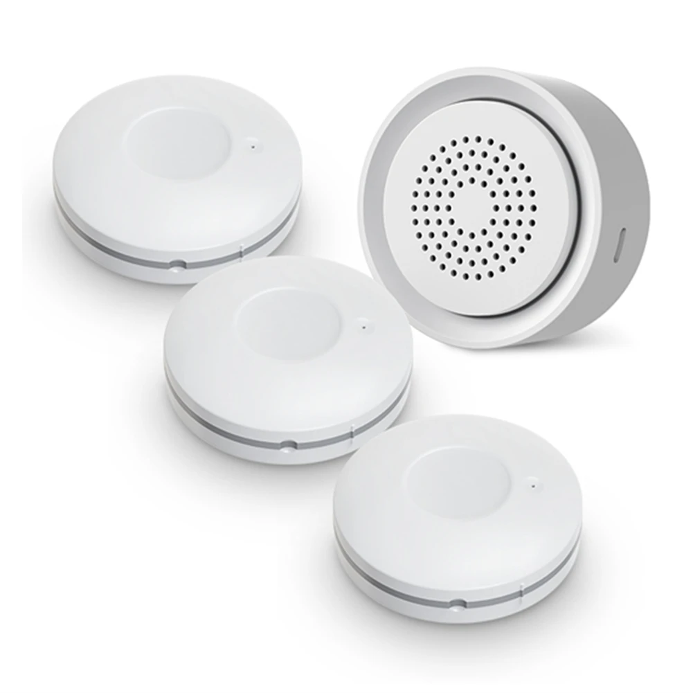 

ABKN-Home Automation Wifi Water Leak Sensor Leakage Sensor With Siren Alarm Kit Tuya Smart Life App Control Flood Detector