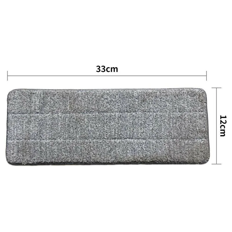 Replacement Microfiber Mop Pad Mops Clothes Home Washable Spray Mop Dust Mop Household Mop Head Cleaning Clothes Pad 33x12cm