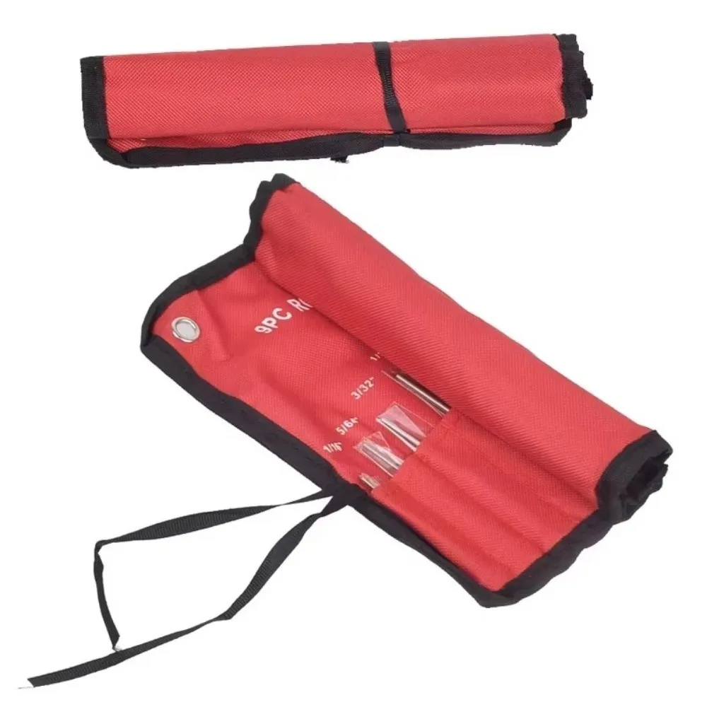 

9 шт., набор пробойников из стали высокой твердости, ручной инструмент, инструменты для долото профессионального класса, чехол для переноски, пробойник с полым концом, ювелиры