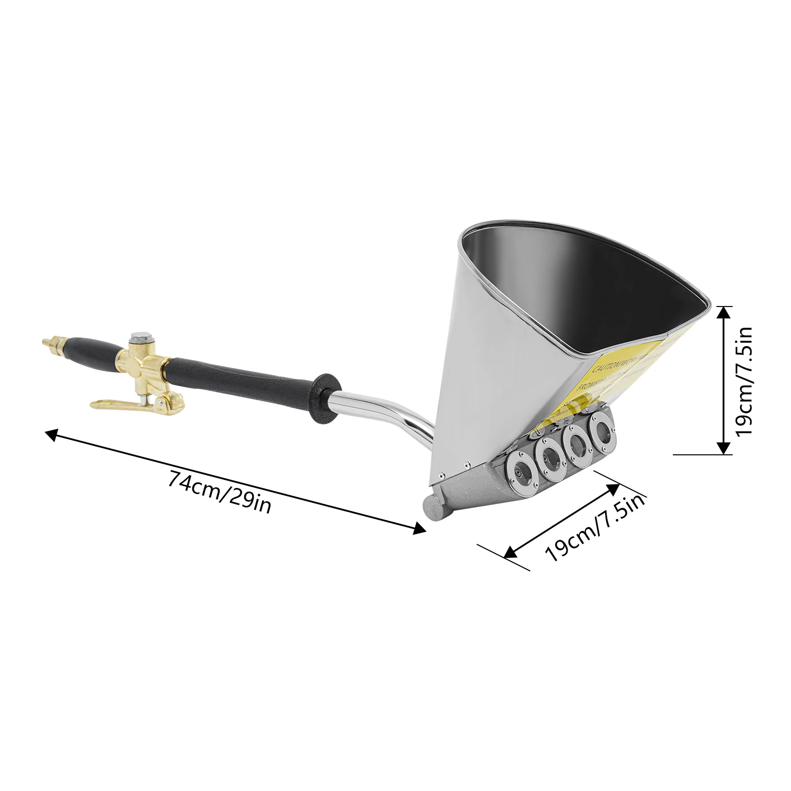 6000W 4L ジェット スタッコスプレーヤー セメントプラスター壁モルタルスプレーホッパーガン ペイントツール