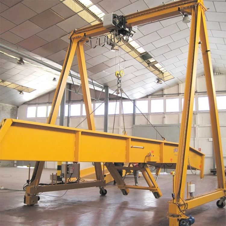Portable Height Adjustable 3ton Gantry Crane 1ton Small Frame Portable Mobile Gantry Crane 5ton for Sale