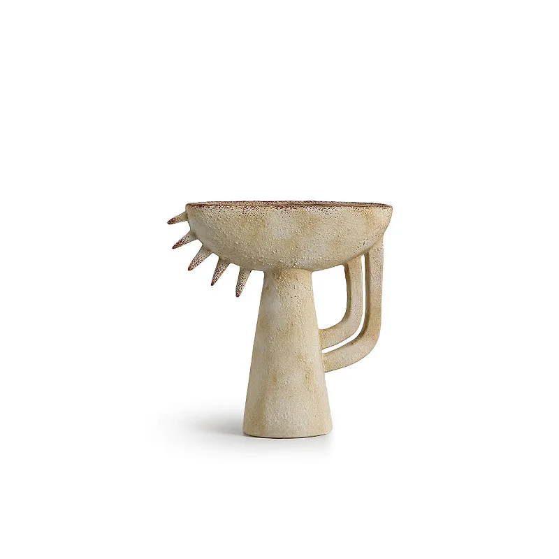

Nordic retro ceramic vase coarse pottery