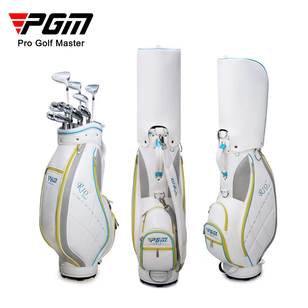 Pgm Women Golf Bag Waterproof Golf Standard Bag Sports Cart Club Airbag Holds Portable Breathable Large Capacity Package QB042