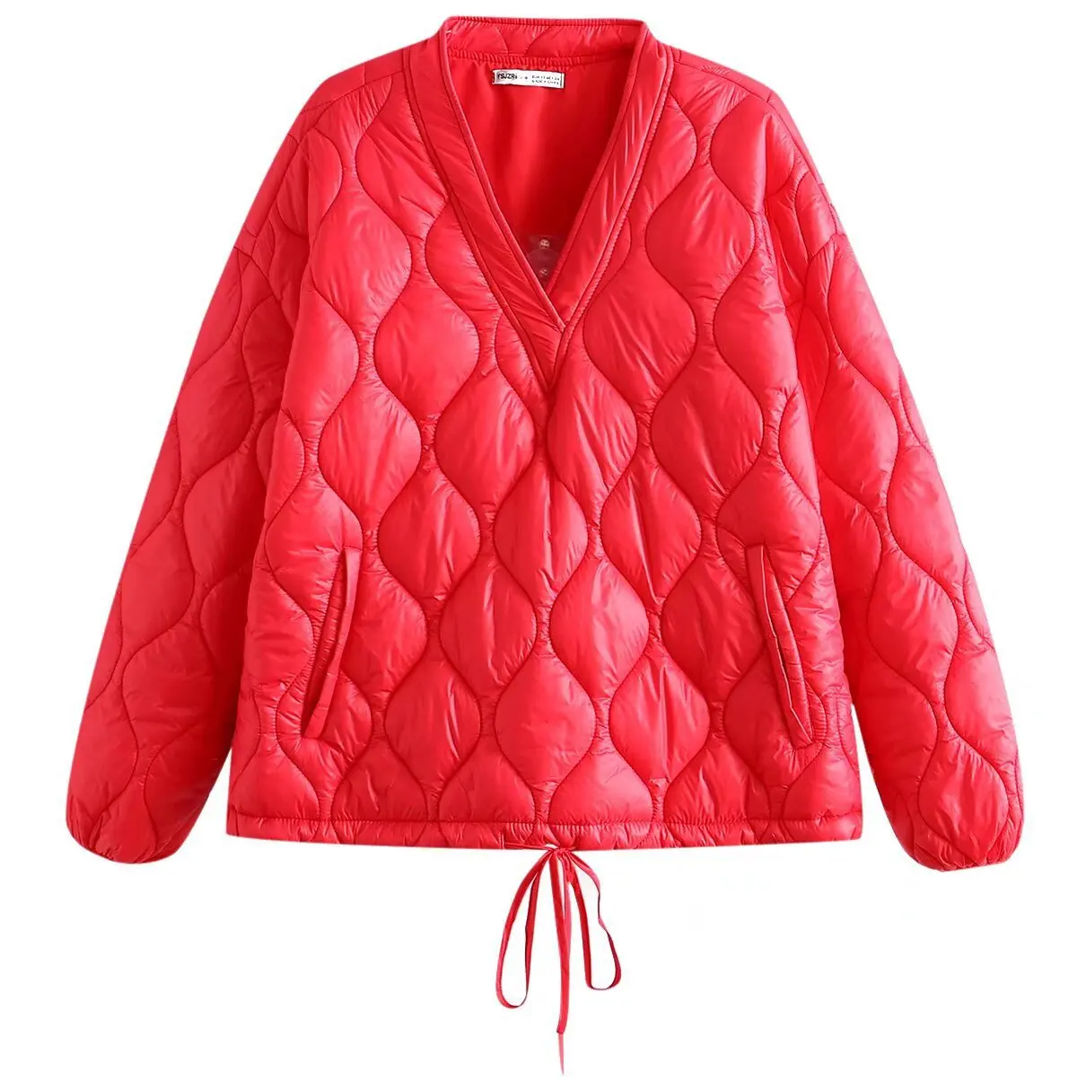 

Повседневная свободная хлопковая толстовка, осень-зима, новый стиль, женская модная верхняя одежда в европейском и американском стиле, пальто