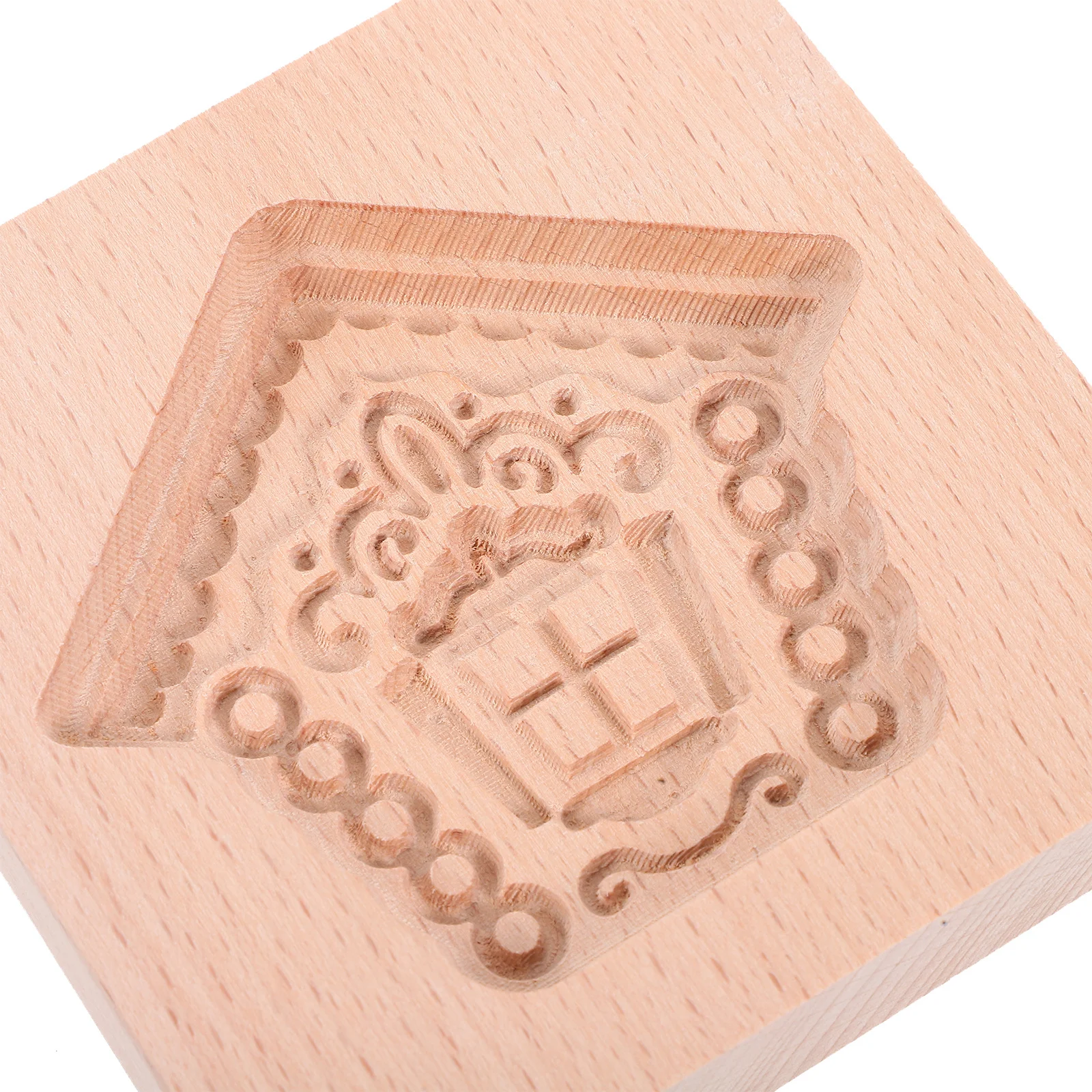 Stampo per timbri per biscotti fai-da-te Stampi per goffratura natalizia per le vacanze da cucina per cuocere taglierina in legno