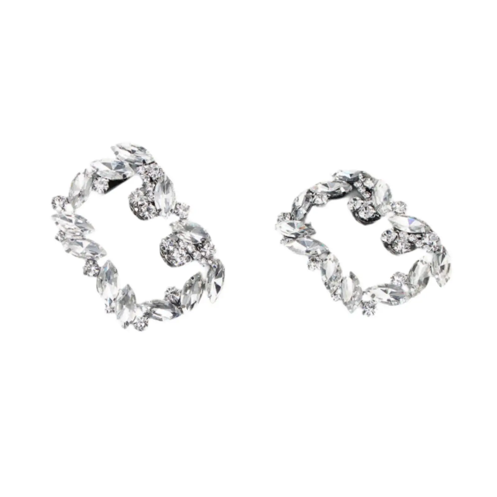 

2Pcs Crystal Shoe Buckles Shoes Charm Fashion Bridal Shoes Decoration Rhinestones Shoe Clips Ornament DIY Bridal Shoe Patch