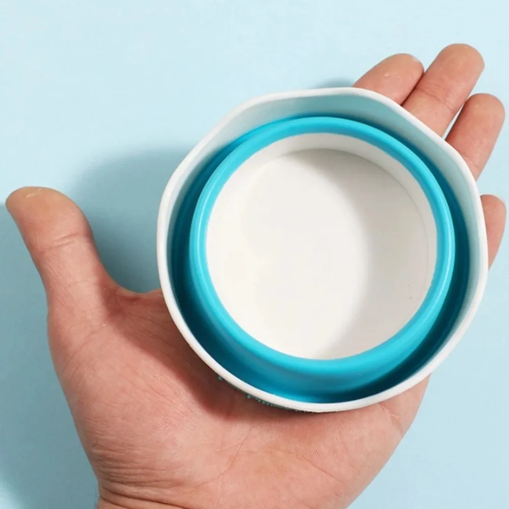 Silicone Paint Brush Washer Foldable Portable Folding Washing Bucket Mini Retractable Brush Bucket for Oil Painting Face Paint