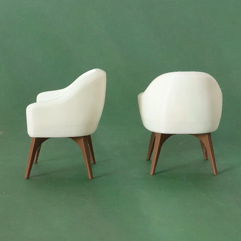 1/12 Poppenhuis Mini Fauteuil Model Poppenhuis Woonkamer Meubels Decoratie Poppenhuis Micro Scène Bouw Rekwisieten