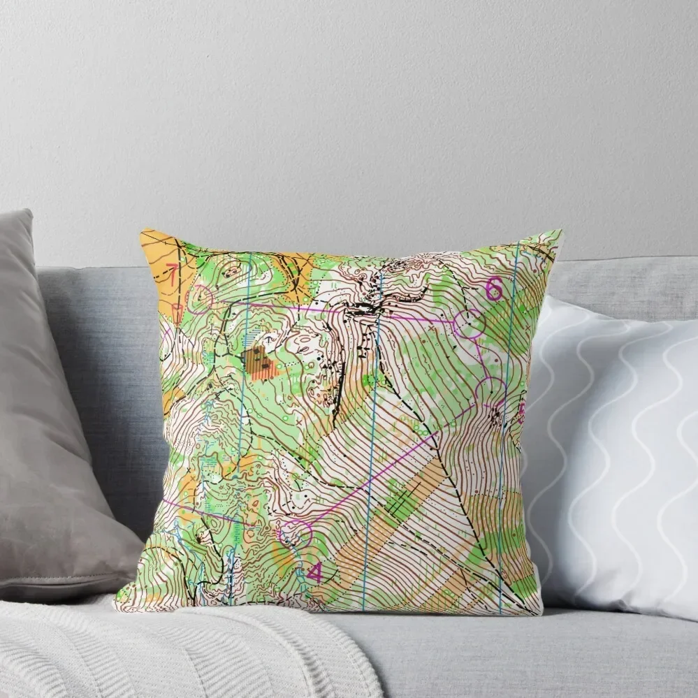 ORIENTEERING MAP Throw Pillow Decorative Cushions christmas pillowcases Cushion Cover Set pillow