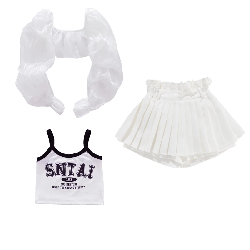 Enfants enfants Hip Hop vêtements pom-pom girl filles groupe Kpop tenue filles fête Jazz danse Costume enfants Performance porter XS9358