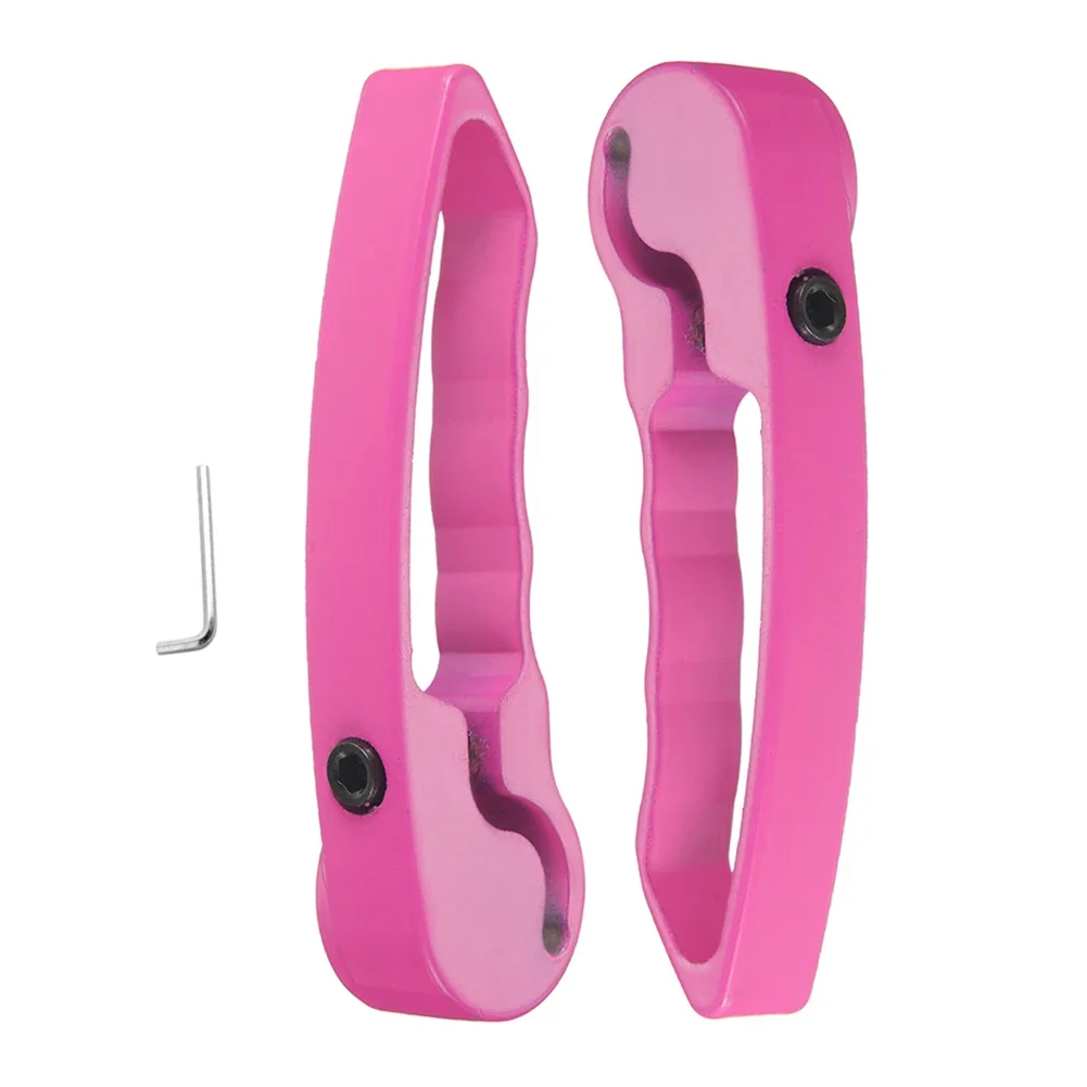 Purple Aluminium Alloy Grips Handlebar Ends Convenient To Carry Long-term Riding Comfort Thumbs Fatigue Reduction