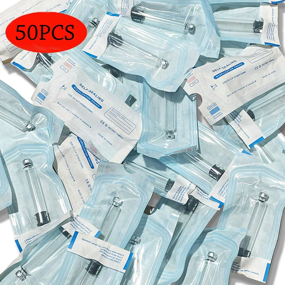 

50pcs Insulin Cartridges 3ml Empty Cassette Bottle for Lilly Insulin Injection Pen Individual Packaging Medical Aesthetics